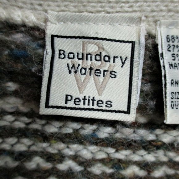 Boundary Waters womens Small sleeveless WOOL BLEND - Picture 10 of 12